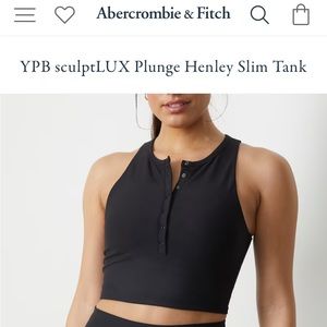 Abercrombie and Fitch YPB Henley Tank